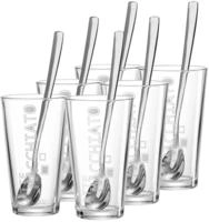 Ritzenhoff & Breker LENA Latte Macchiato Gl&auml;ser mit L&ouml;ffel 350 ml 6er Set