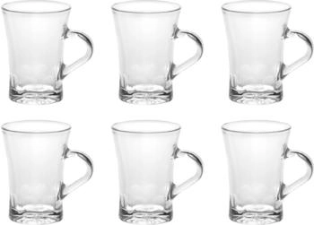 Duralex Becher Amalfi 17 cl transparent Glas gehärtet 6 Stück 4001AR06A1111