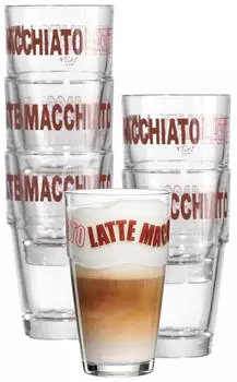 Ritzenhoff & Breker Latte Macchiato 6er Set Figaro