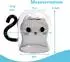 Intirilife Thermo-Glas Katzen-Design doppelwandig 200ml (IL-101255)