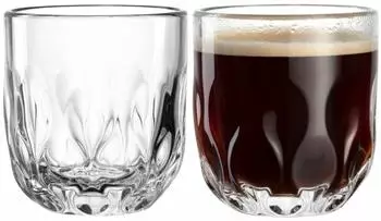Leonardo Gocce Kaffeeglas 220ml, transparent, 2er Set (055184)