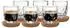 Leonardo Gocce Espressogläser mit Untersetzer, 60ml, 6er-Set, transparent (68827601-0)