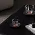 Villeroy & Boch Manufacture Rock Glow Espressoglas mit Untertasse 60ml, transparent (63168929-0)