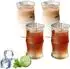 LuxusKollektion Latte-Macchiato-Gläser 400ml, 2er Set, Kristall