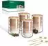 LuxusKollektion Latte-Macchiato-Gläser doppelwandig 400ml, Borosilikatglas, 4er-Set mit Löffeln