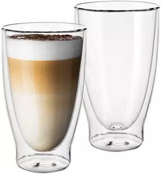 GENTOR Doppelwandige Gläser 400ml, 2er Set (GTGL400)