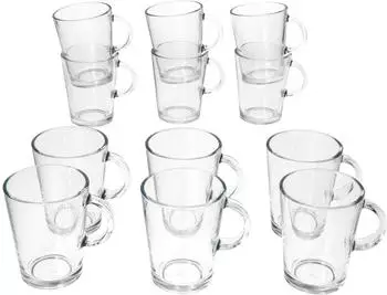 Ritzenhoff & Breker Coredo Teegläser mit Henkel, 12er Set, 250ml (Coredo)