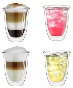Creano DG-V doppelwandige Thermogläser 400ml, 4er-Set (448)