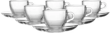 Ritzenhoff & Breker Barista Espresso-Set, Glas, transparent, 80ml, 6-teilig (78001700-0)