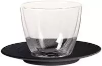 Villeroy & Boch Manufacture Rock Caf&eacute; au Lait-Set schwarz 2-tlg.