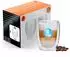 BigDean Latte-Macchiato-Gläser doppelwandig, Borosilikatglas, 300ml, 4er-Set