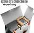 BigDean Latte-Macchiato-Gläser doppelwandig, Borosilikatglas, 300ml, 4er-Set