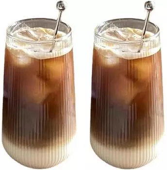 LuxusKollektion Latte-Macchiato-Gläser 2er Set, doppelwandig, Borosilikatglas, 500ml