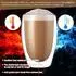 LuxusKollektion Latte-Macchiato-Gläser doppelwandig, Borosilikatglas, 2er-Set, 450ml