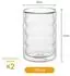 LuxusKollektion Doppelwandige Latte-Macchiato-Gläser 375ml, 2er-Set, Borosilikatglas