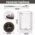 LuxusKollektion Latte-Macchiato-Gläser 2er Set, doppelwandig, Borosilikatglas, 350ml