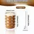 LuxusKollektion Latte-Macchiato-Gläser doppelwandig 400ml Borosilikatglas 4er-Set