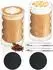 LuxusKollektion Latte-Macchiato-Gläser doppelwandig 350ml 2er-Set Borosilikatglas Wellendesign