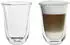 De'Longhi Thermoglas Latte Macchiato 2er Set