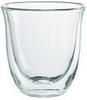 De'Longhi 2 glass CAPP. 190ML, De'Longhi Glas für Cappuccino - 2 Stück, 2...
