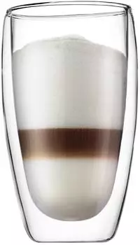 Bodum Pavina Glas doppelwandig 0,45 Ltr. 2er Set