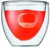 Bodum 4557-10, Bodum Espressoglas 0,08 l 2 Stück Pavina transparent