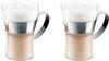 Bodum Assam Kaffeeglas mit Metallgriff 0,35 Ltr. 2er Set
