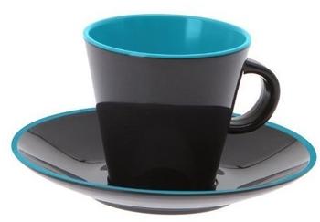 Gimex Espresso-Set Greyline 4tlg. Türkis