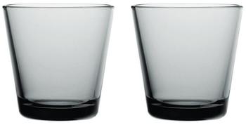 iittala Trinkglas Kartio grau 21 cl 2er Set
