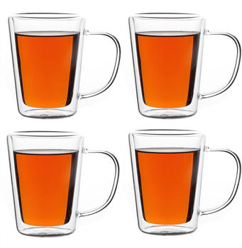 Monzana Teegläser 250ml 4er Set