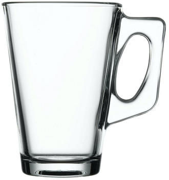 Pasabahce Teeglas »Vela«, Kaffeeglas Mit Henkel 260Ml Glas Transparent 12 Stück