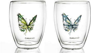 Creano ThermoGlas "Colourfly" 250 ml 2er Set