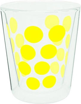 Zak Dot Dot Doppelwand Glas 20 cl gelb