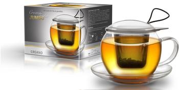 Creano Tee-Tasse aus Glas 450 ml 2er-Set