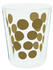Zak Designs Zak KaffeeglasDot Dot doppelwandig 200 ml Glas gold