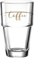 LEONARDO Latte-Macchiato-Glas "Gl&auml;ser-Set SOLO "Coffee"" 410 ml, 6-teilig