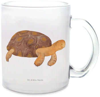 Mr. & Mrs. Panda Glas Teetasse Schildkröte marschiert Meerestiere, Meer, Urlaub, Teebecher, Reiselust, Schildkröten, Inspiration