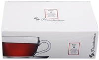 Dajar 6er Set Teegl&auml;ser-set Kaffee Basic Cup 12-teilig Mit Unterteller...