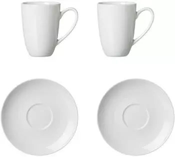 Ritzenhoff & Breker BIANCO Latte Macchiato-Set 4- teilig