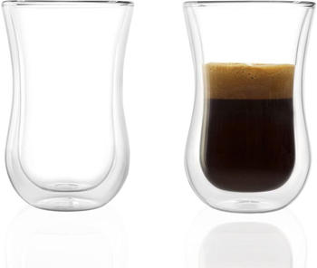 Stölzle Doppelwandige Gläser Coffee 'N More 2er Set/Thermogläser 90ml