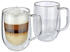 Cilio Latte-Macchiato-Glas VENETO 2er Set 300 ml Borosilikatglas doppelwandig