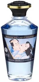 Shunga Aphrodisiac Warming Oil Coconut Thrills (100ml) Shunga Aphrodisiac Warming Oil Coconut Thrills (100ml)