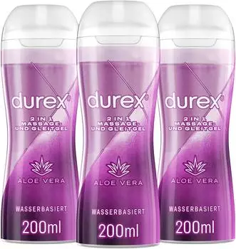 Durex Play Massage 2in1 Aloe Vera (3 x 200ml)