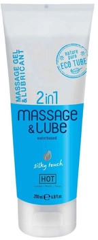 Hot Hot Massage & Glide Gel 2 in1 Natural 200ml