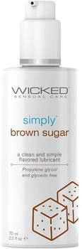 Wicked Simply Lubricant Brown Sugar 70ml