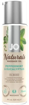 System Jo NATURALS PEPPERMINT & EUCALYPTUS massage oil 120 ml