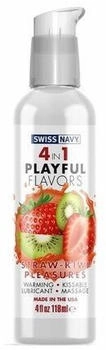 Swiss Navy 4in1 Straw-Kiwi Pleasures 4 fl.oz