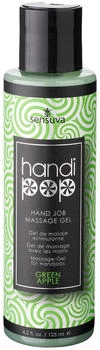 Sensuva Handipop Edible Handjob Massage Gel - Green Apple - 4.2 oz.