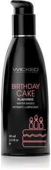 Wicked Sensual Care Water Based Flavored Lubricant - Birthday Cake - 2 oz.