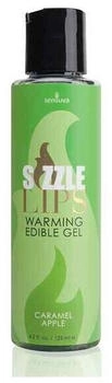 Sensuva Sizzle Lips Warming Edible Gel Caramel Apple 125 ml